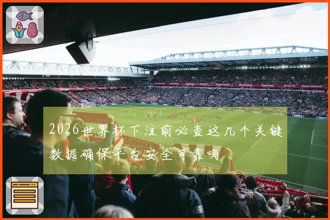 2026世界杯下注前必查这几个关键数据确保平台安全可靠吗